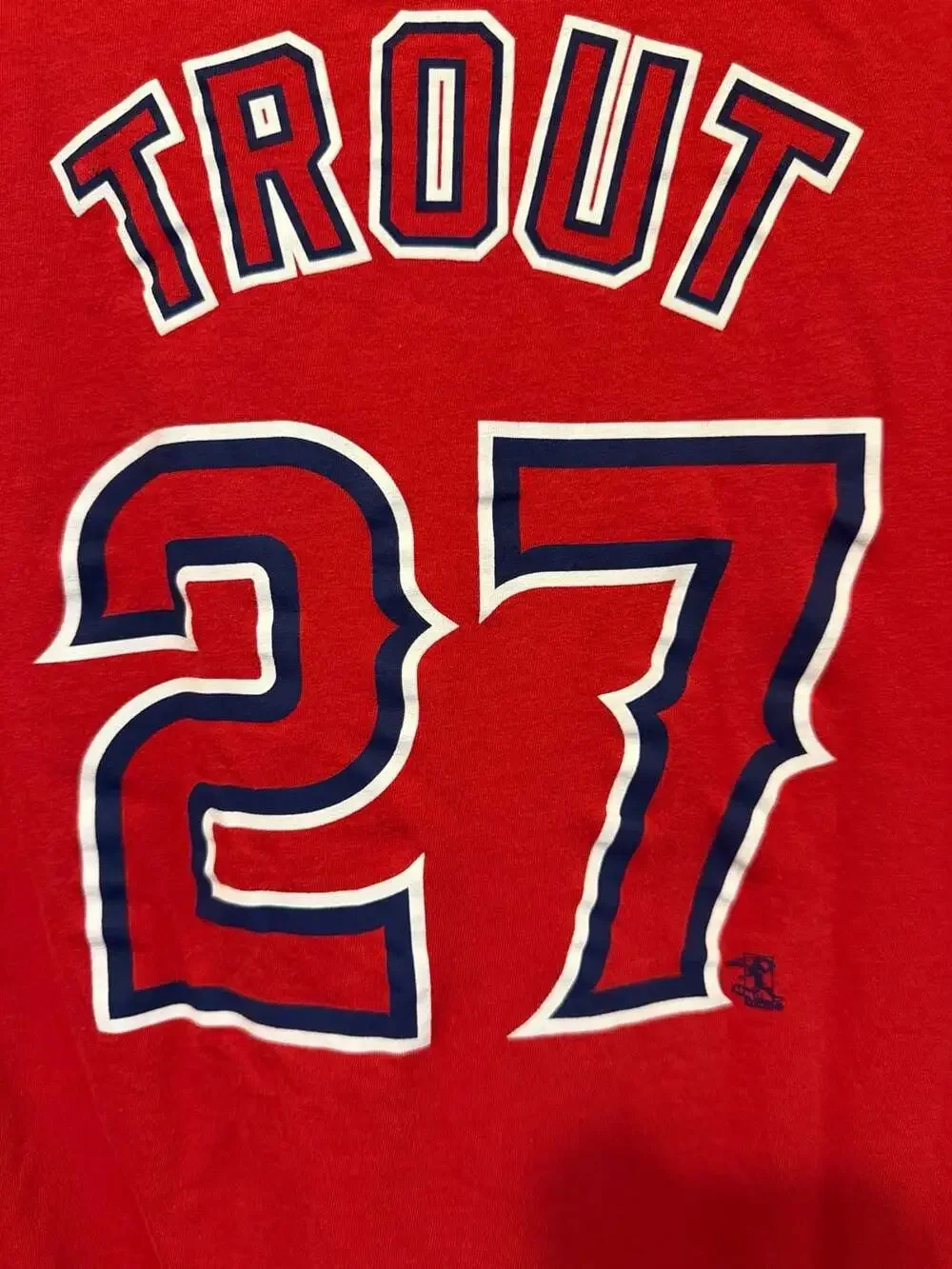 Nike Los Angeles Angels Mike Trout T-Shirt Size YXL MLB